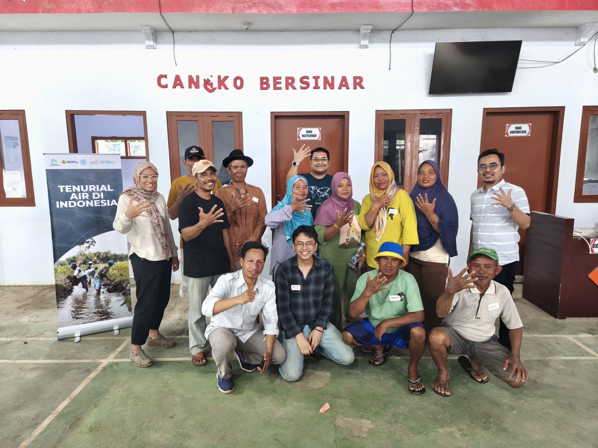 Irrigation infrastructure in the Cimanuk River Basin